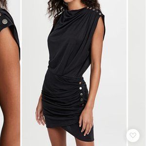 Iro Manaia black mini dress, sz 34 (xs)